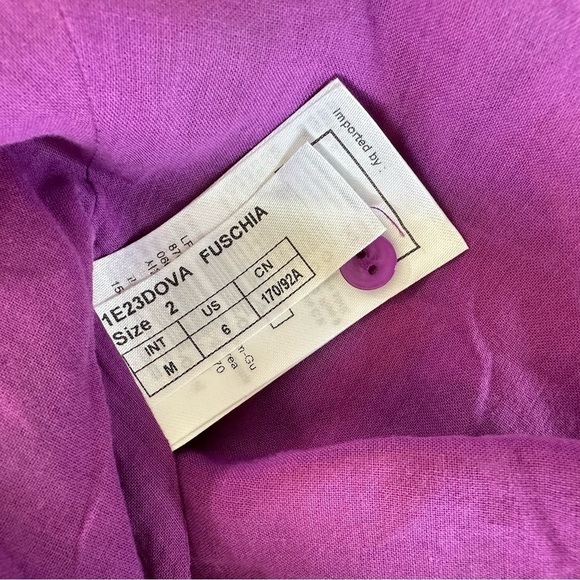 Ba&Sh 2 Womens Size 6 Dova Puff Sleeve Mini Dress New - Picture 10 of 12